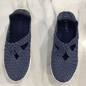Women’s Bonavi blue slip on shoes